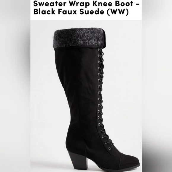 NWT Torrid faux Suede Knee High Boots - Picture 4 of 5